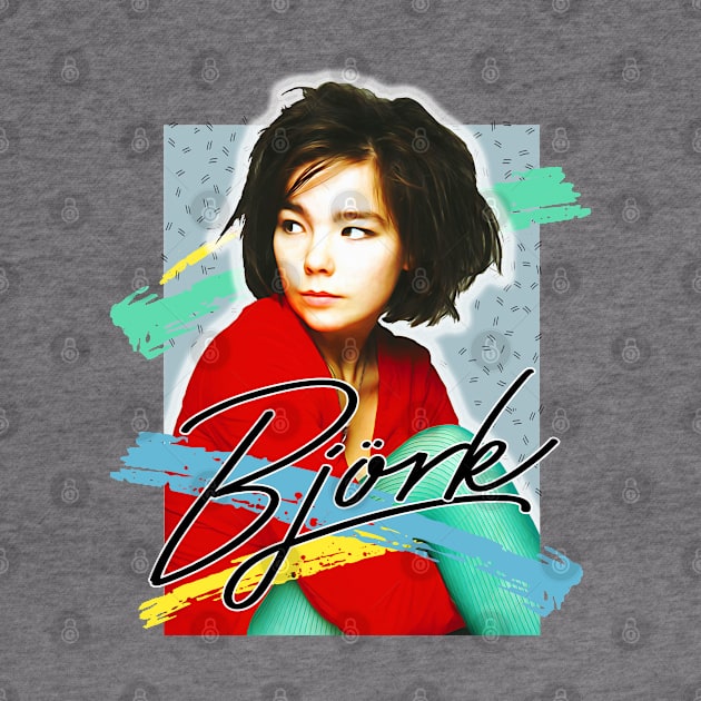 Bjork / The Sugarcubes / 80s Aesthetic Fan Art Design by DankFutura